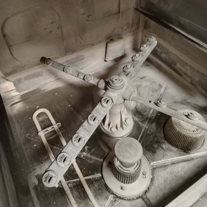 Стаканомоечная машина SMEG до очистка